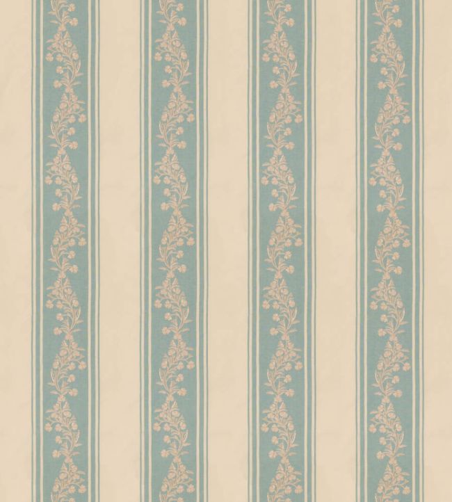 Aldbury Stripe Fabric by GP & J Baker Blue