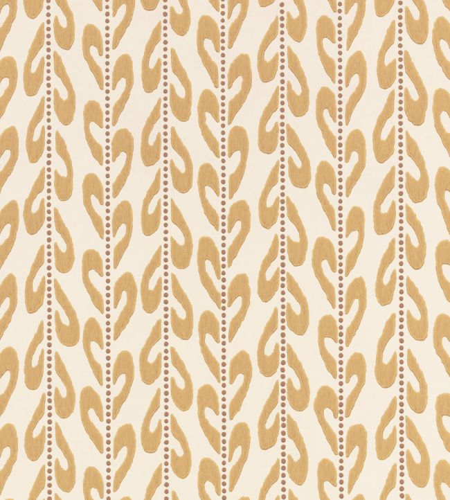 Alden Wallpaper by Romo Ochre