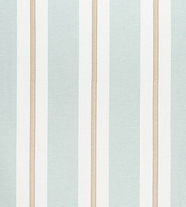 Alden Stripe Embroidery Fabric by Anna French Beige