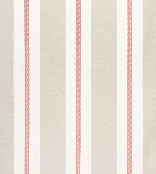 Alden Stripe Embroidery Fabric by Anna French Rose