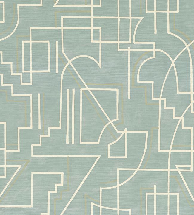Alexander Wallpaper by Casamance Opaline