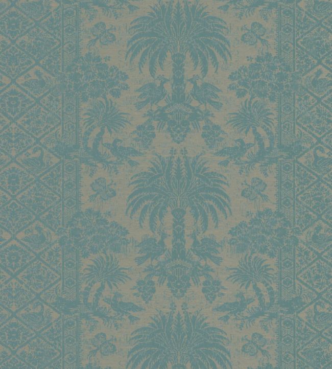Alexandria Wallpaper by Nobilis Blue