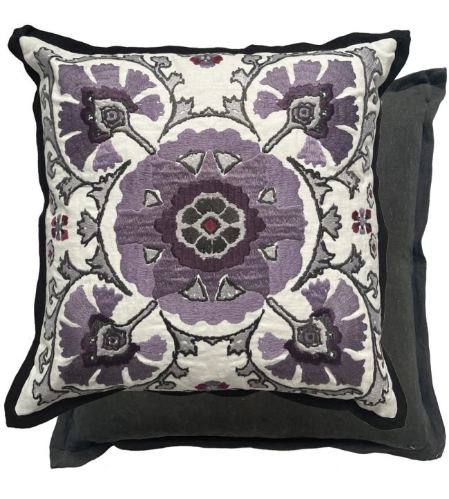 Alexi Cushion 50 x 50cm by William Yeoward Heather