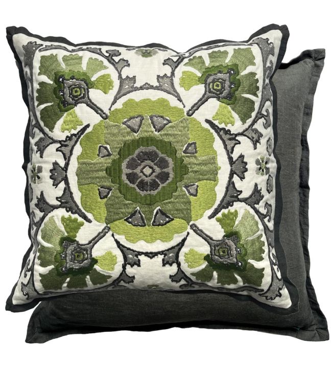 Alexi Cushion 50 x 50cm by William Yeoward Sage
