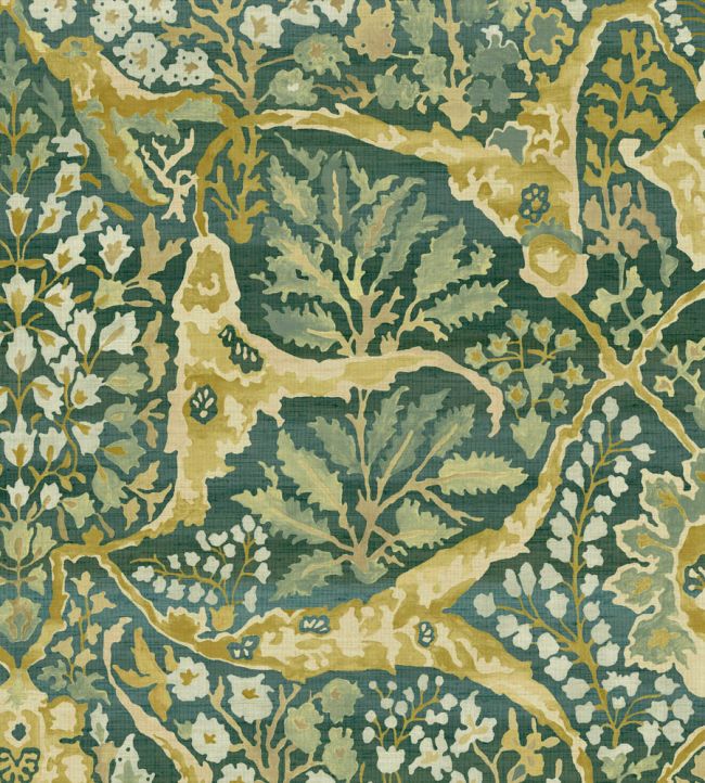 Alhambra 100 Wallpaper by Lewis & Wood Verdure