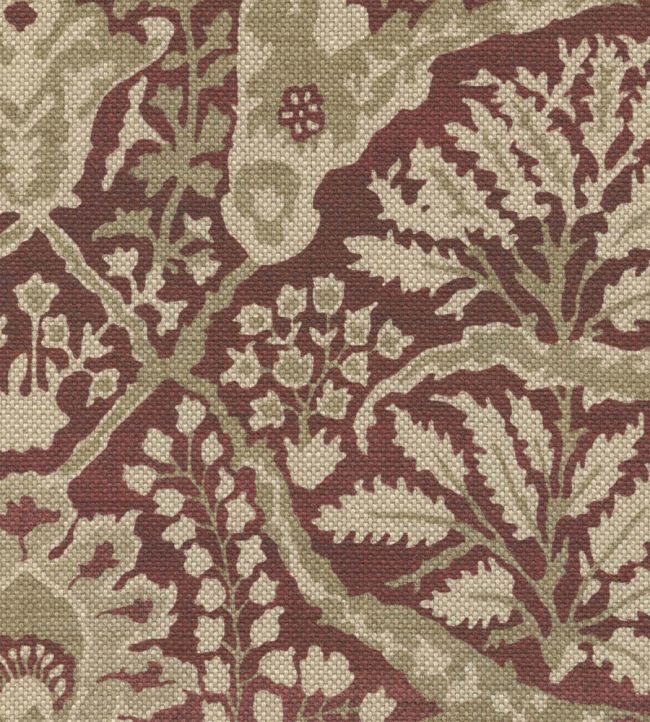 Alhambra Fabric by Lewis & Wood Garnet