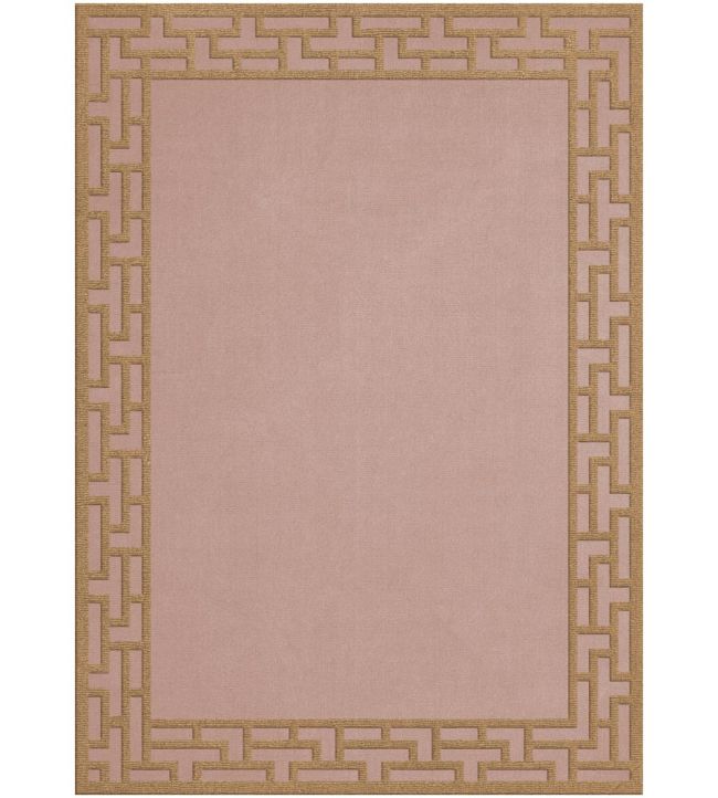 Layered Alice Crawley Indochine rug English Rose ACINMR180270 English Rose