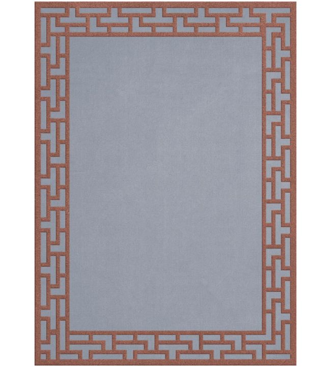 Layered Alice Crawley Indochine rug Zen Blue ACINBR180270 Zen Blue