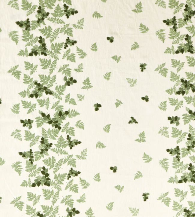 Alices Fern Fabric by Sanderson Silver/Green
