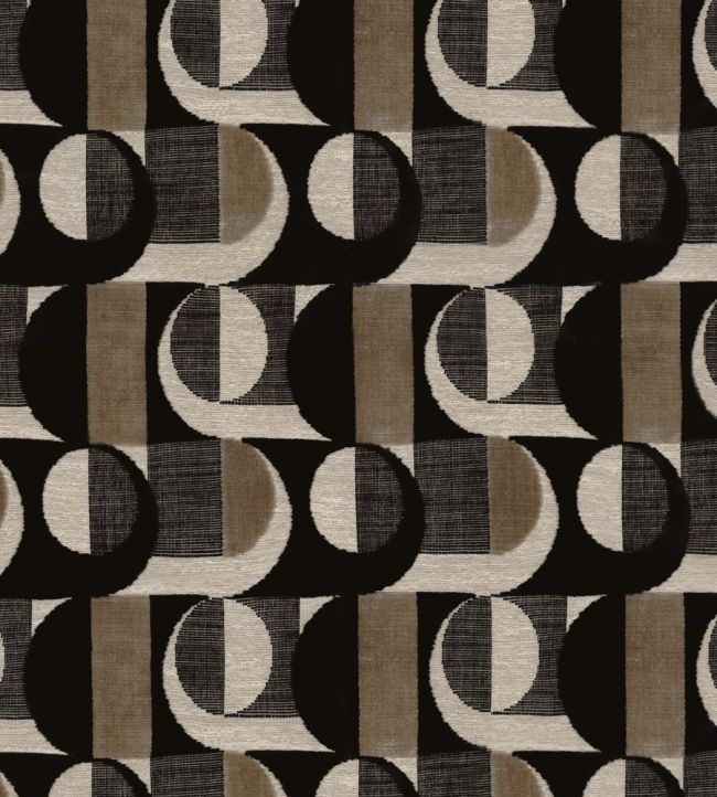 Alliance Fabric by Casamance Noir