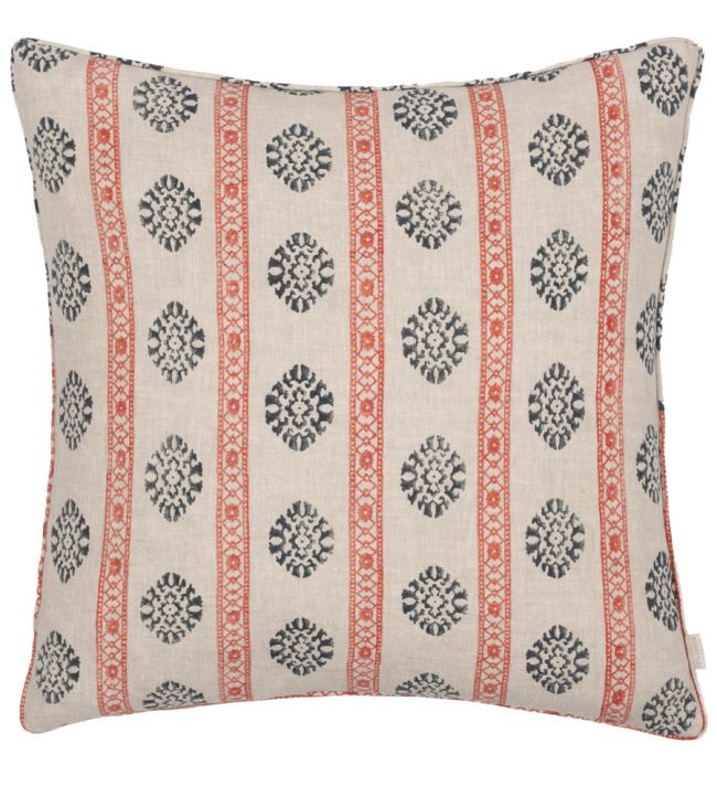 Alma Cushion 50 x 50cm by GP & J Baker Red/Indigo