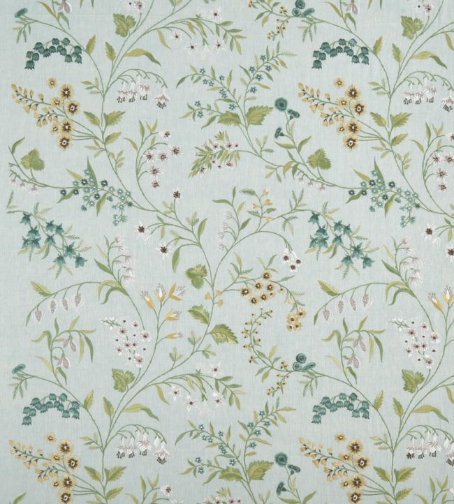 Almora Fabric by Nina Campbell Blue