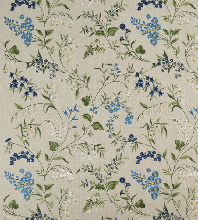 Almora Fabric by Nina Campbell Indigo