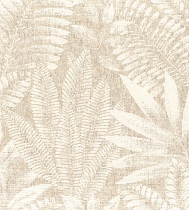 Aloe Wallpaper by Casamance Ivoire/Grege
