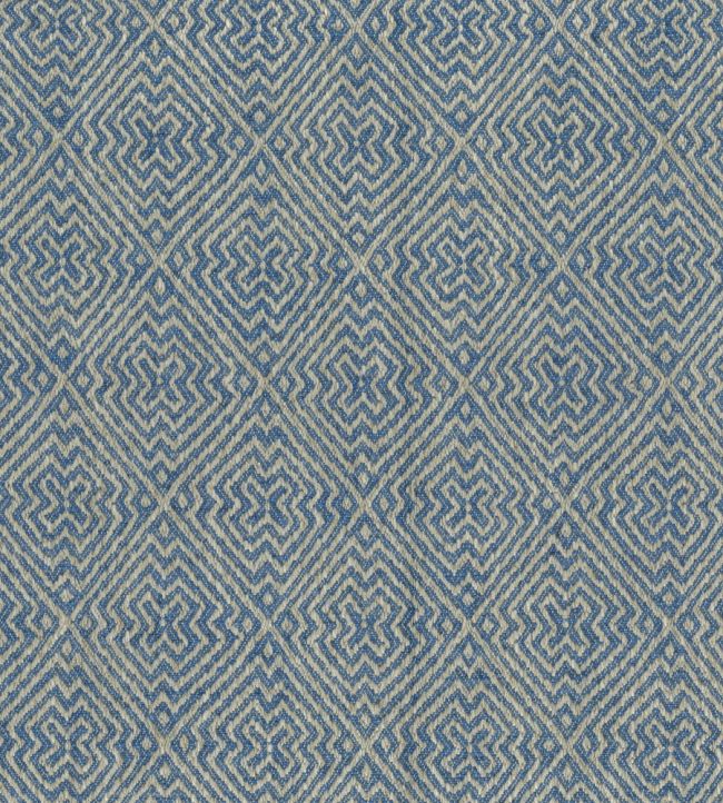Altai Fabric by Nina Campbell Indigo