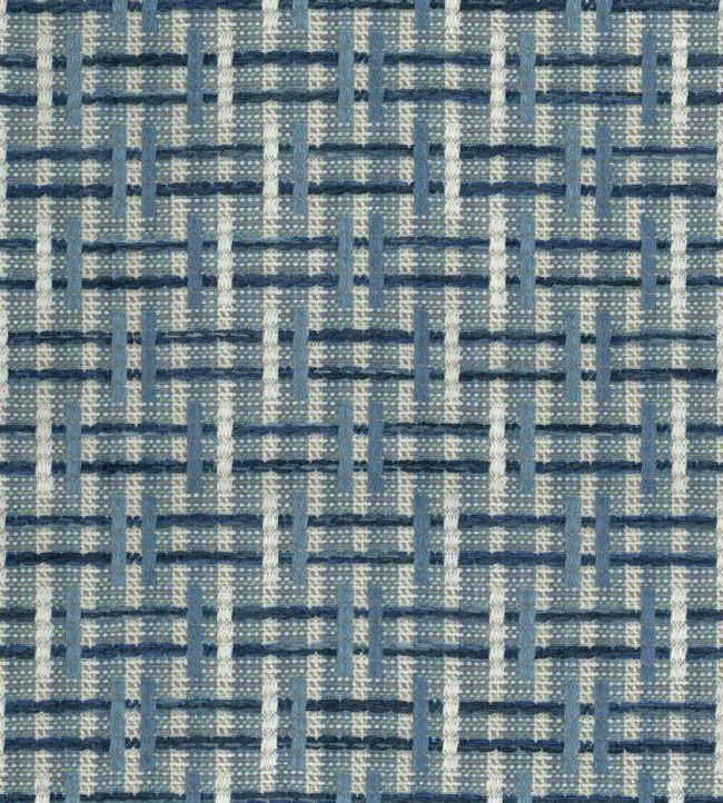 Altana Fabric by Nina Campbell Indigo Blue