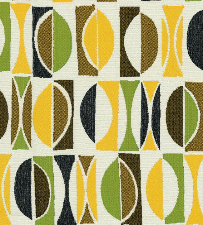 Amalfi Fabric by Casamance Vert Jaune