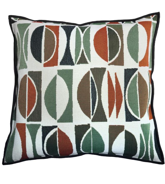 Amalfi Cushion 45 x 45cm by Maison Casamance Vert Orange