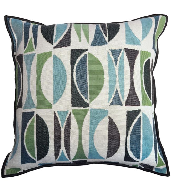 Amalfi Cushion 45 x 45cm by Maison Casamance Vert Turquoise