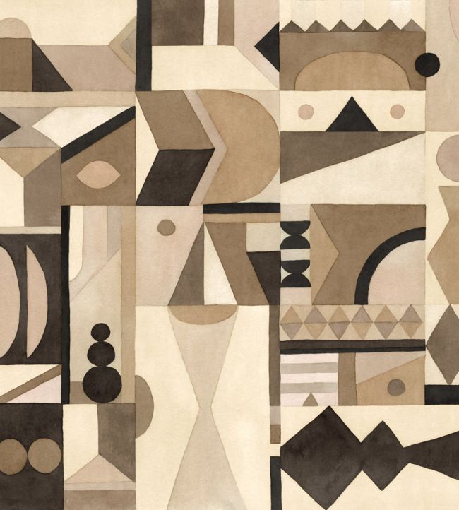 Amasigh Pottery Mural by Coordonne Sand
