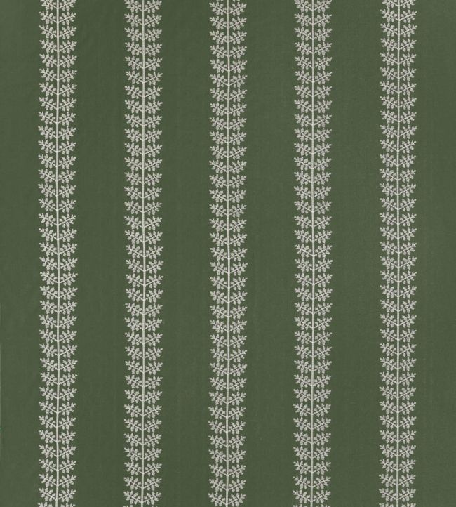 Amble Embroidery Fabric by Thibaut Olive