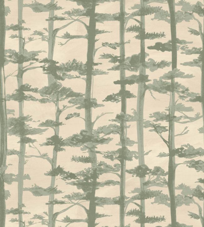 Ame Wallpaper by Casamance Sable/Eucalyptus