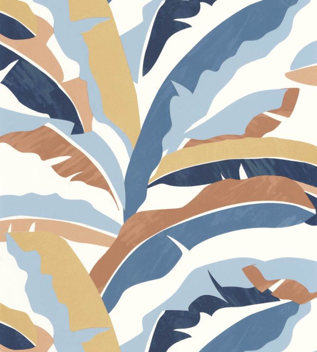 Ampleur Wallpaper by Caselio Bleu Camel