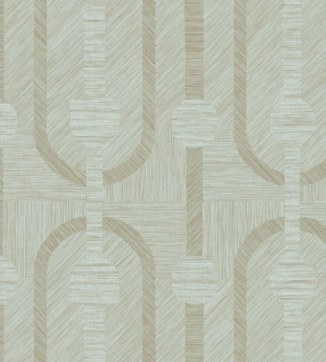 Amulet Wallpaper by Arte Soft Teal