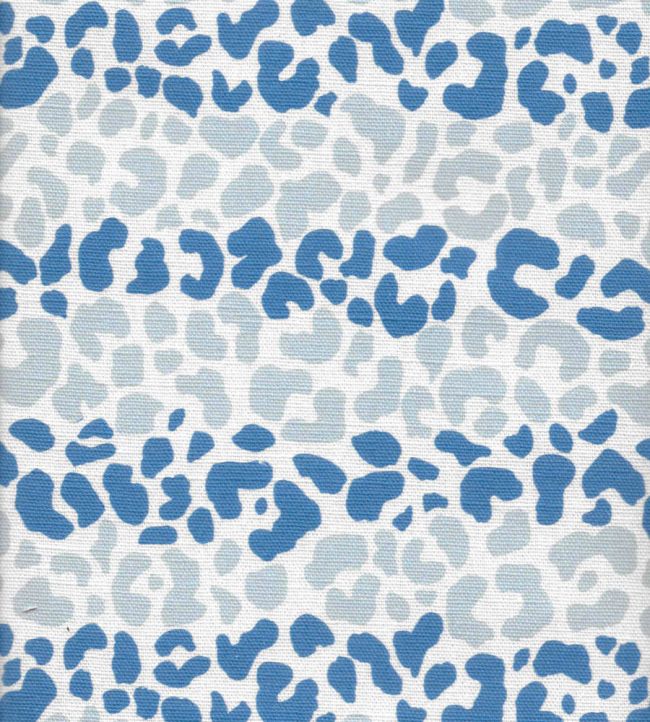 Amur Fabric by Kate Medlicott Ocean & Cloudy Blue