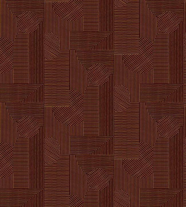 Andana Wallpaper by Tres Tintas Rojo