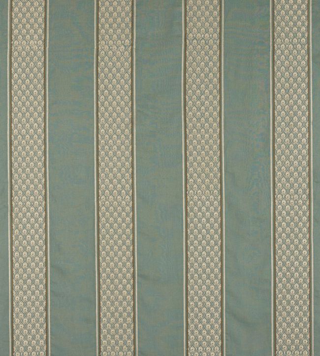 Andorra Stripe Fabric by Colefax and Fowler Old Blue