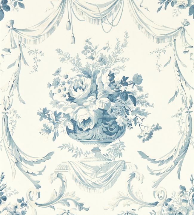 Andromeda's Cup Wallpaper by Sanderson Olympic Blue