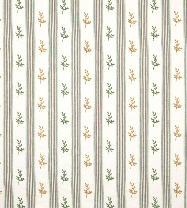 Anduze Fabric by Nina Campbell Green/Ochre/Chocolate