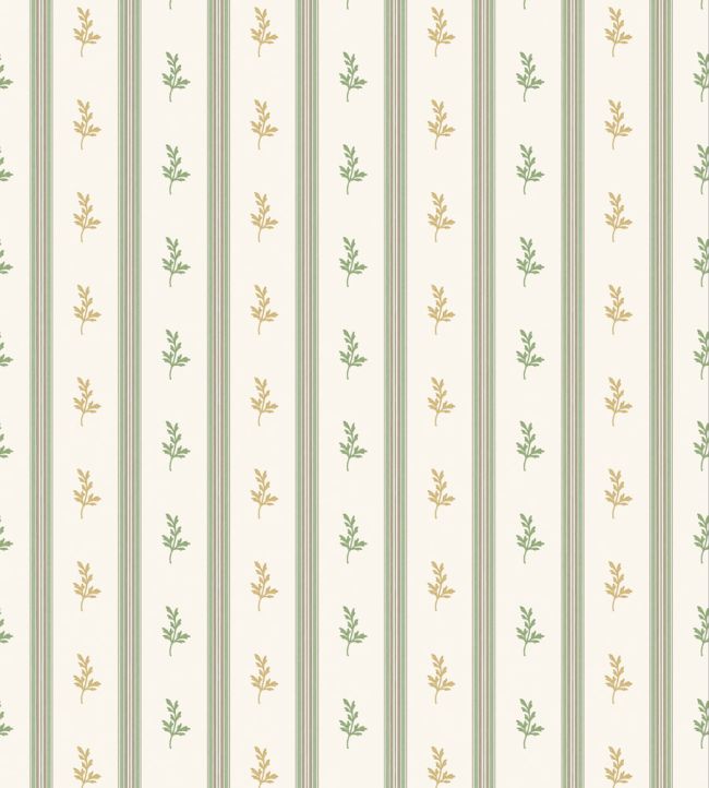 Anduze Wallpaper by Nina Campbell Green/Ochre/Chocolate