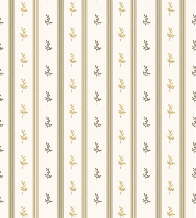 Anduze Wallpaper by Nina Campbell Ochre/Chocolate
