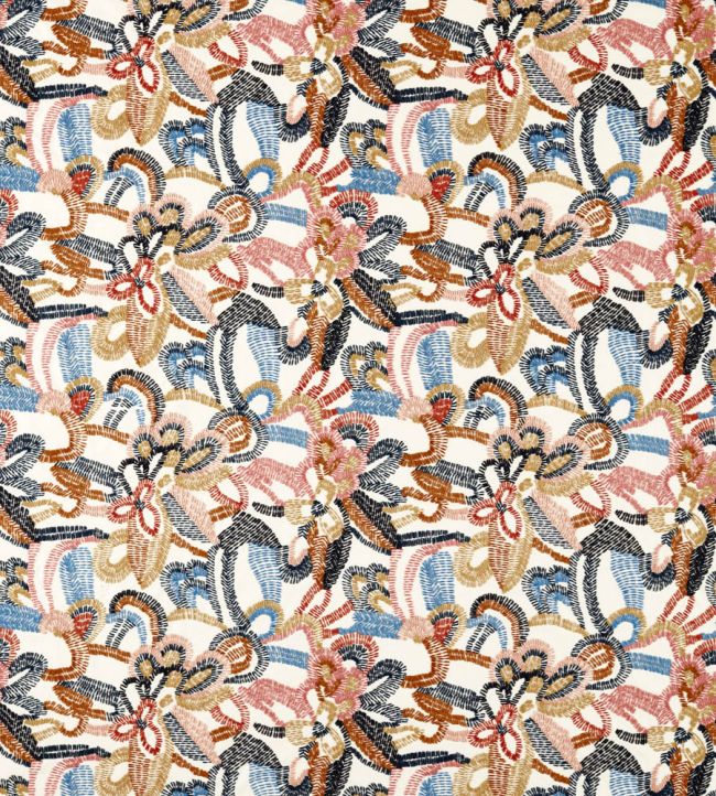 Ania Fabric by Harlequin Forest/Azul/Ochre