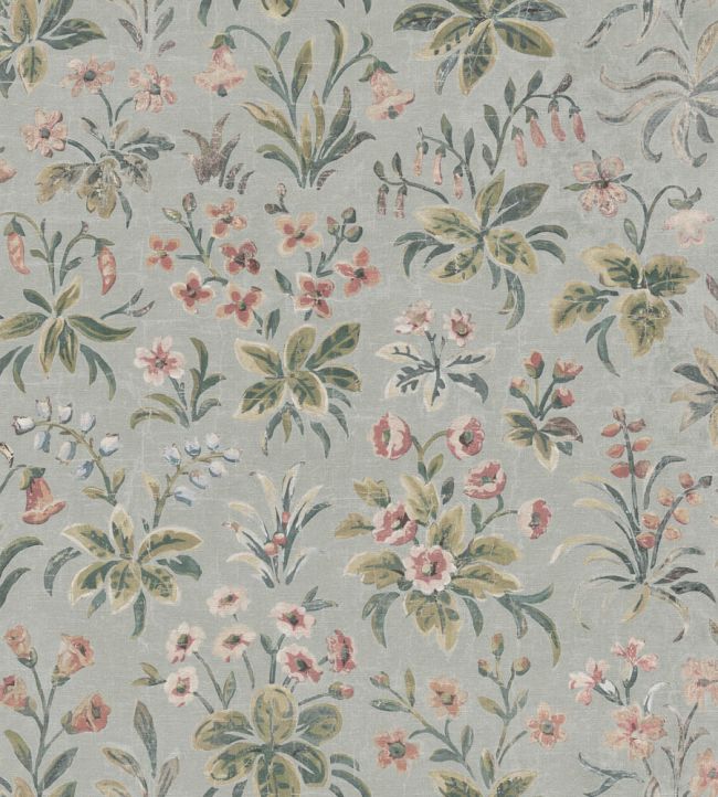 Ania Wallpaper by Sandberg Misty Blue