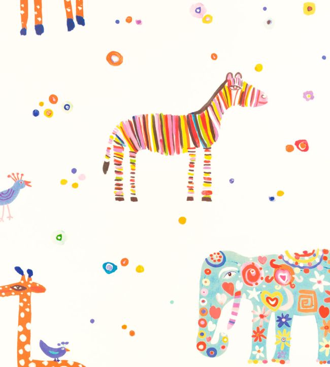Animal Parade Wallpaper by Villa Nova Green