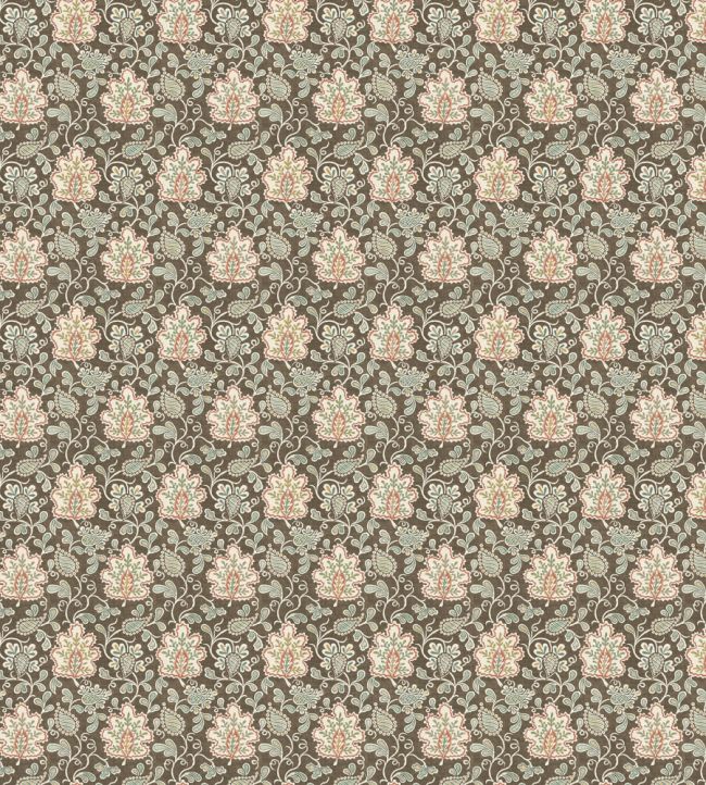 Annecy Fabric by Nina Campbell Chocolate