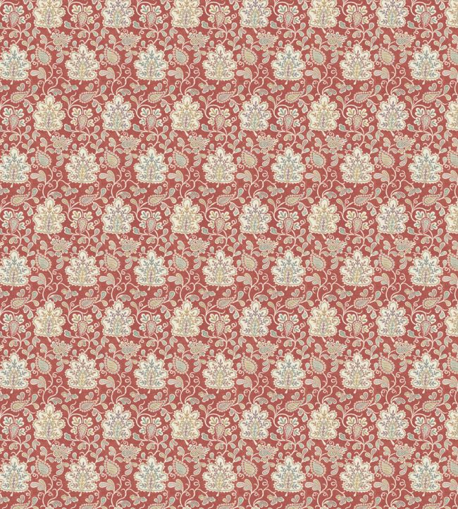 Annecy Fabric by Nina Campbell Red