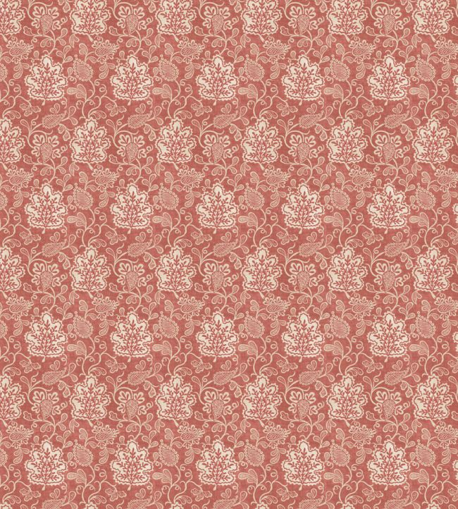 Annecy Wallpaper by Nina Campbell Red