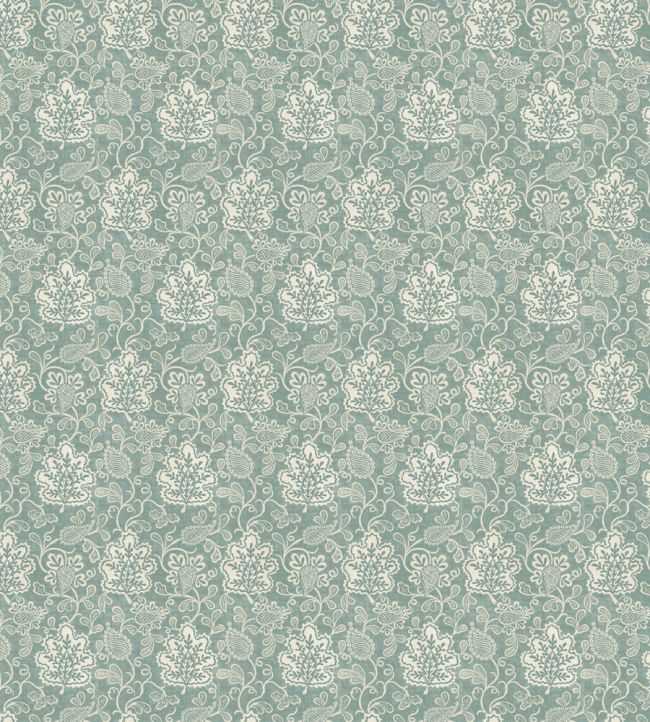 Annecy Wallpaper by Nina Campbell Teal