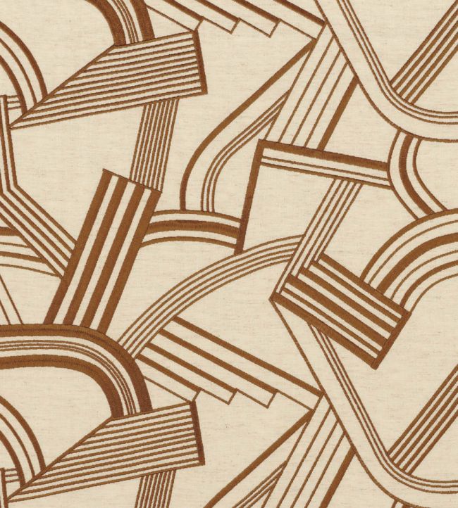 Annees Folles Fabric by Camengo Cuivre