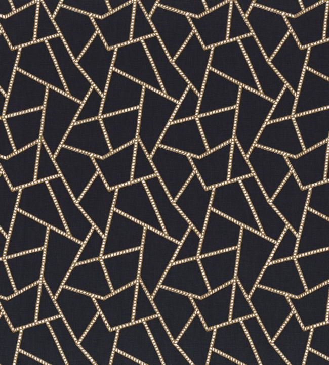 Anoki Fabric by Camengo Noir