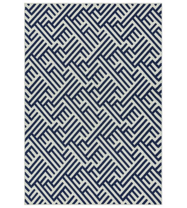 Asiatic Antibes Linear rug Blue White ANTB-04-80150 Blue White