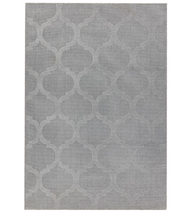 Asiatic Antibes Trellis rug Grey ANTB-01-80150 Grey
