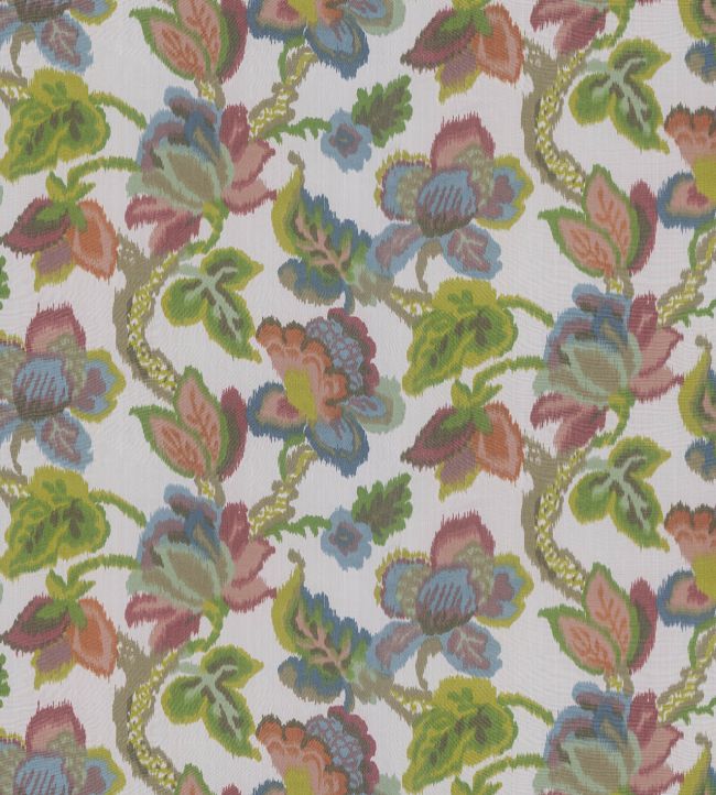 Anya Fabric by Travers Pink/Green