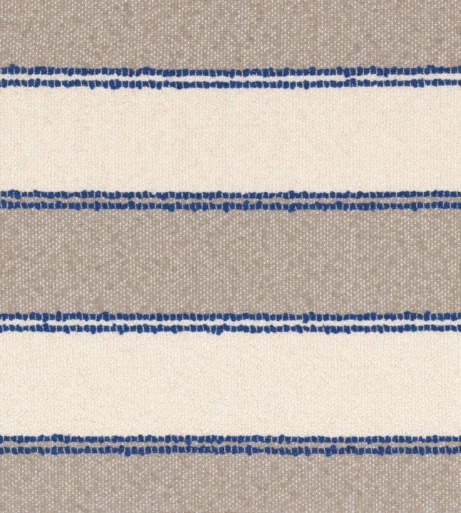 Apache Fabric by Casamance Taupe Bleu