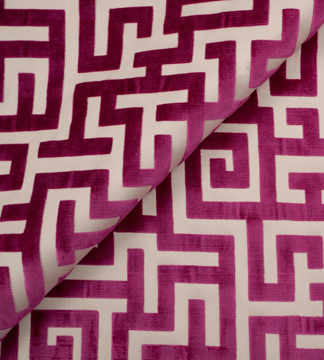 Apollon Fabric by Jim Thompson Fuchsia