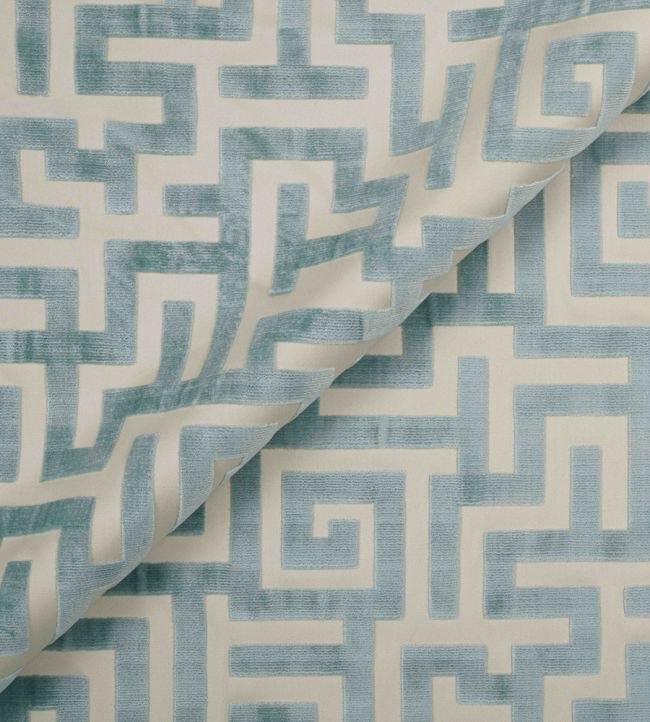 Apollon Fabric by Jim Thompson Powder Blue